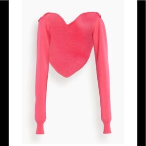 Kerri Rosenthal Neon Pink Cashmere Shrug OS